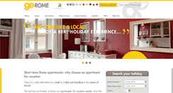 Desktop Screenshot of go2rome.com