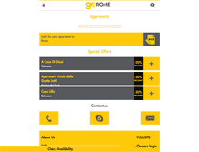 Tablet Screenshot of go2rome.com